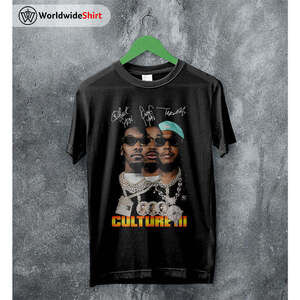 Migos Signature Culture III 2021 Rap Group Hip Hop Music Graphic T-Shirt